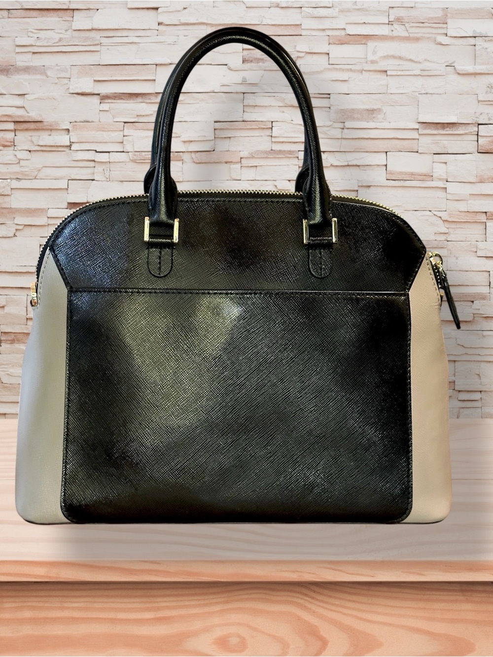 Kate Spade Louise Medium Two-Tone Dome Satchel - Picture 3 of 5